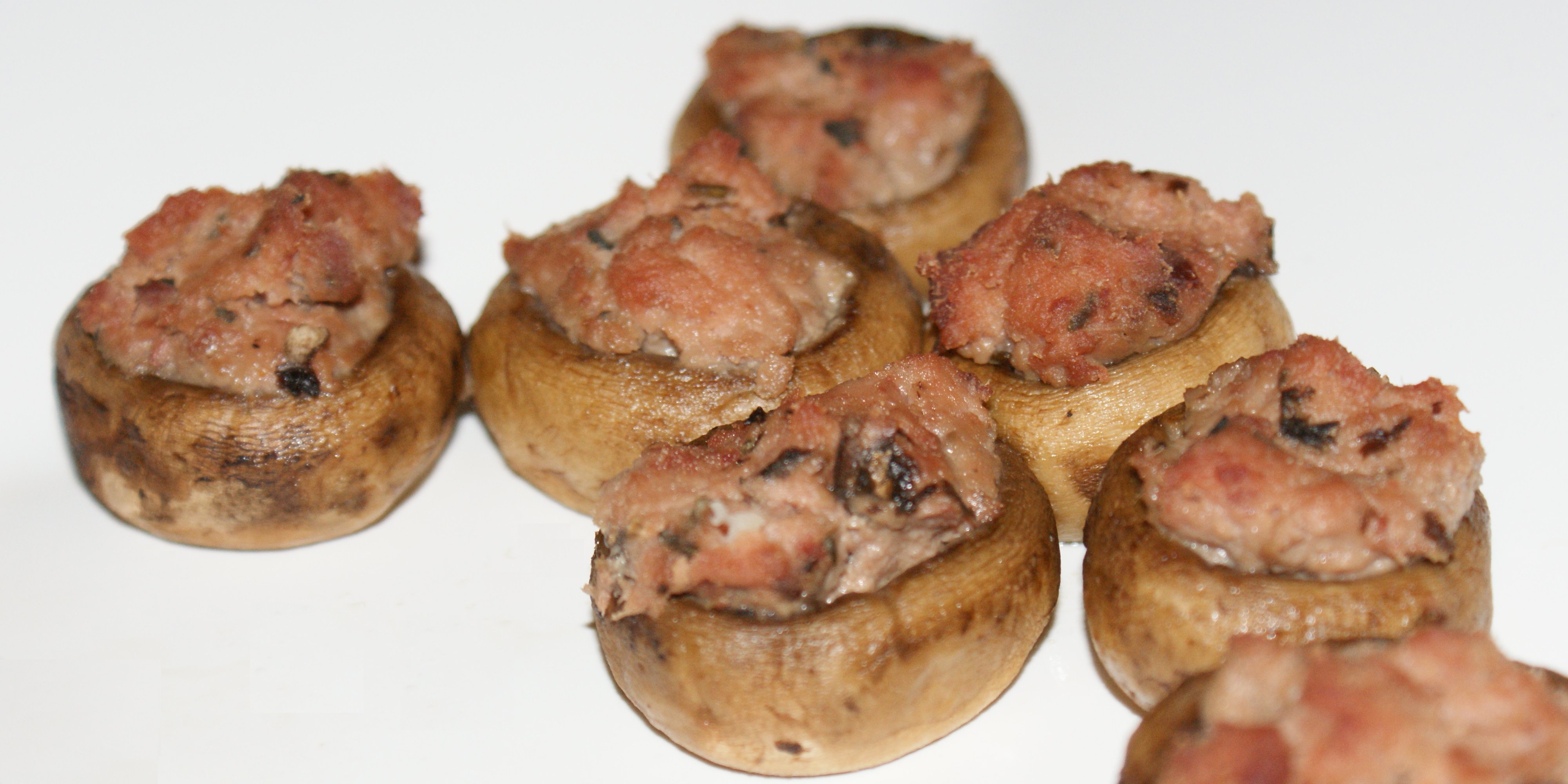 Baked pate stuffed mushrooms
	 Finger Food for the epicure
